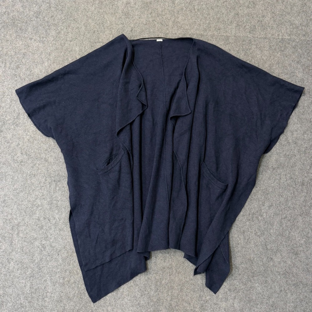 Lululemon Athletica Heathered Inkwell Knit After Asana Wrap Sweater Women's M/L
